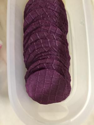 紫薯脆片（蛋卷机版）无油炸更健康的做法 步骤11