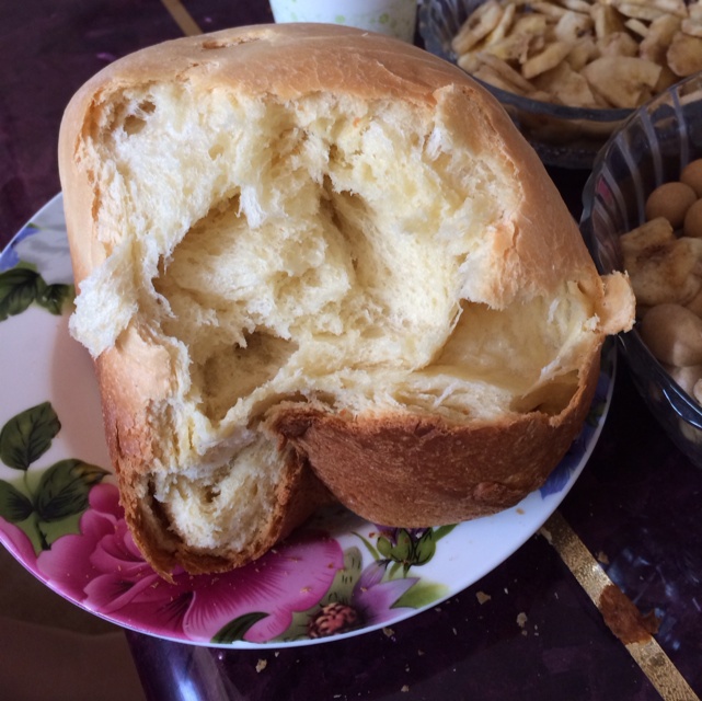 超级好吃的原味面包（面包机版）
