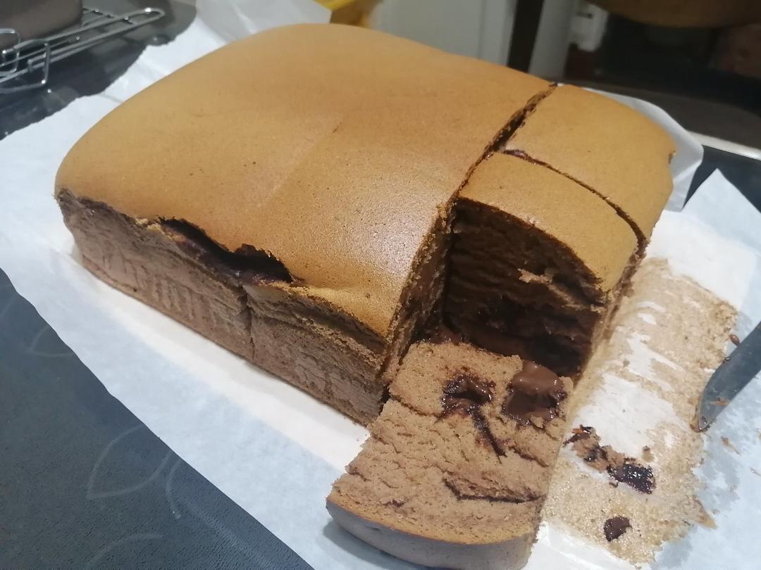 美味的早餐蛋糕（水浴法，8寸方形模具）