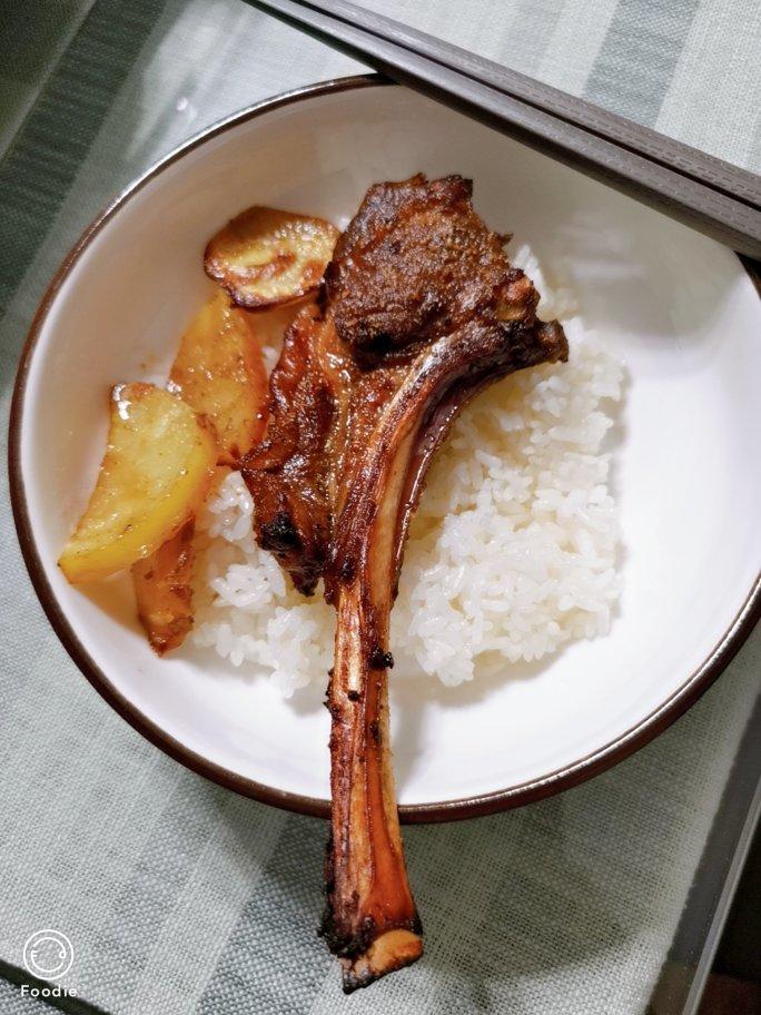 超好吃的烤羊排烤箱版