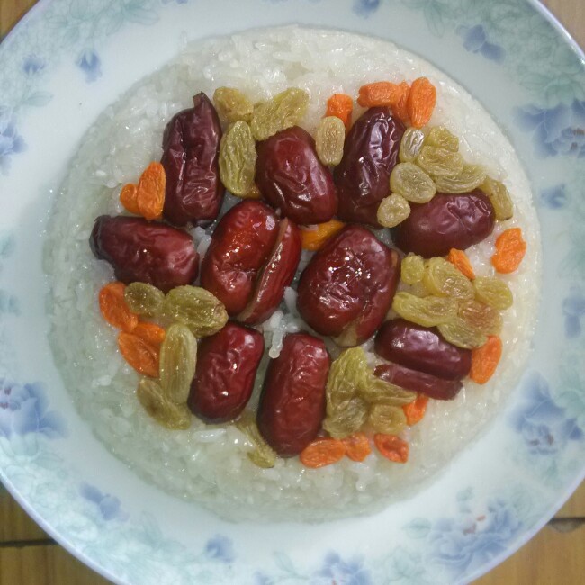【猪油夹沙八宝饭】古法蒸糯米