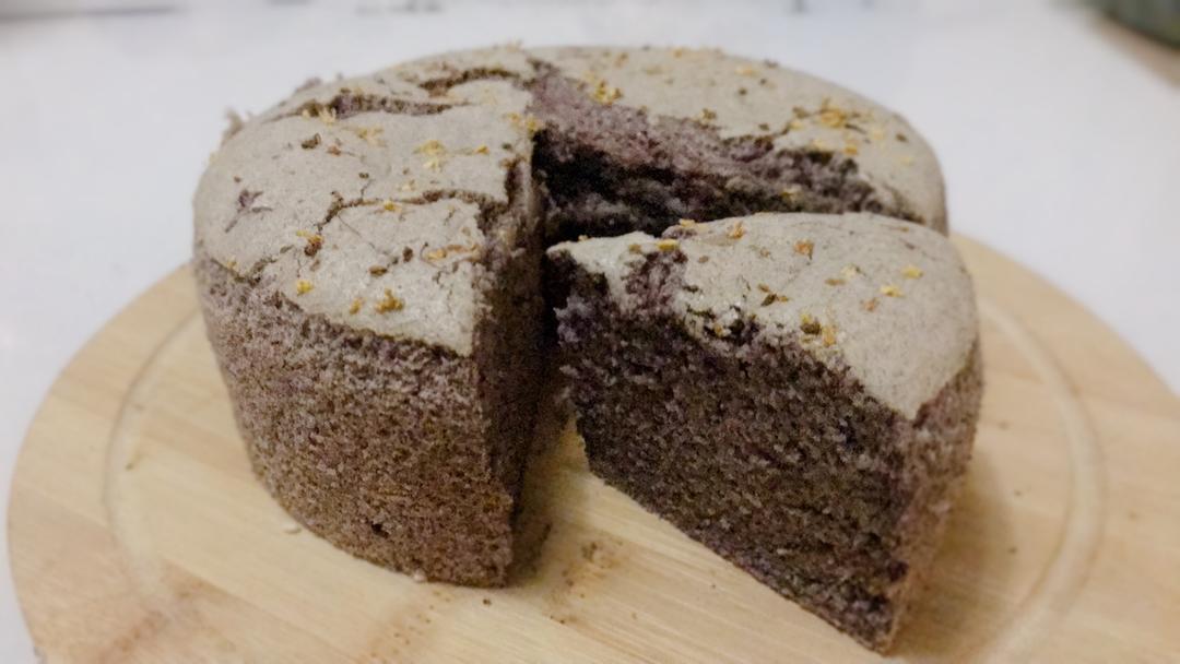 黑米粉戚风蛋糕