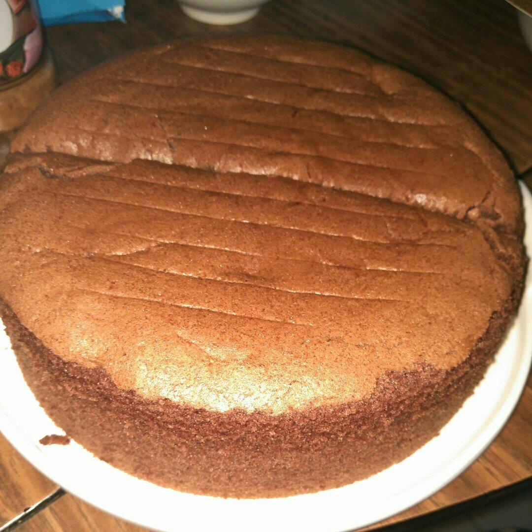 8寸可可戚风蛋糕