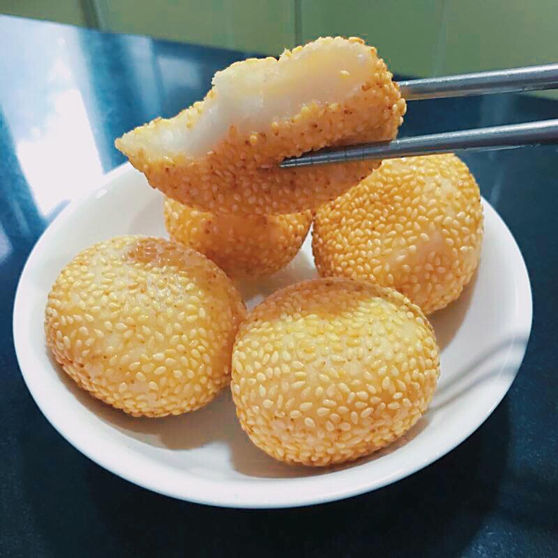 突然-之间做的油炸糯米糍