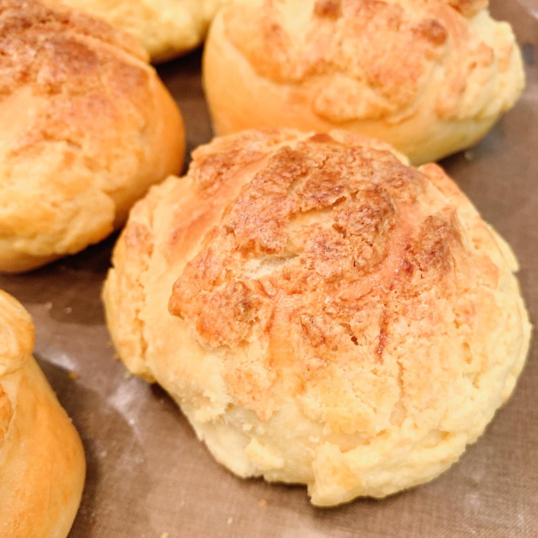 汤种法酥皮菠萝包