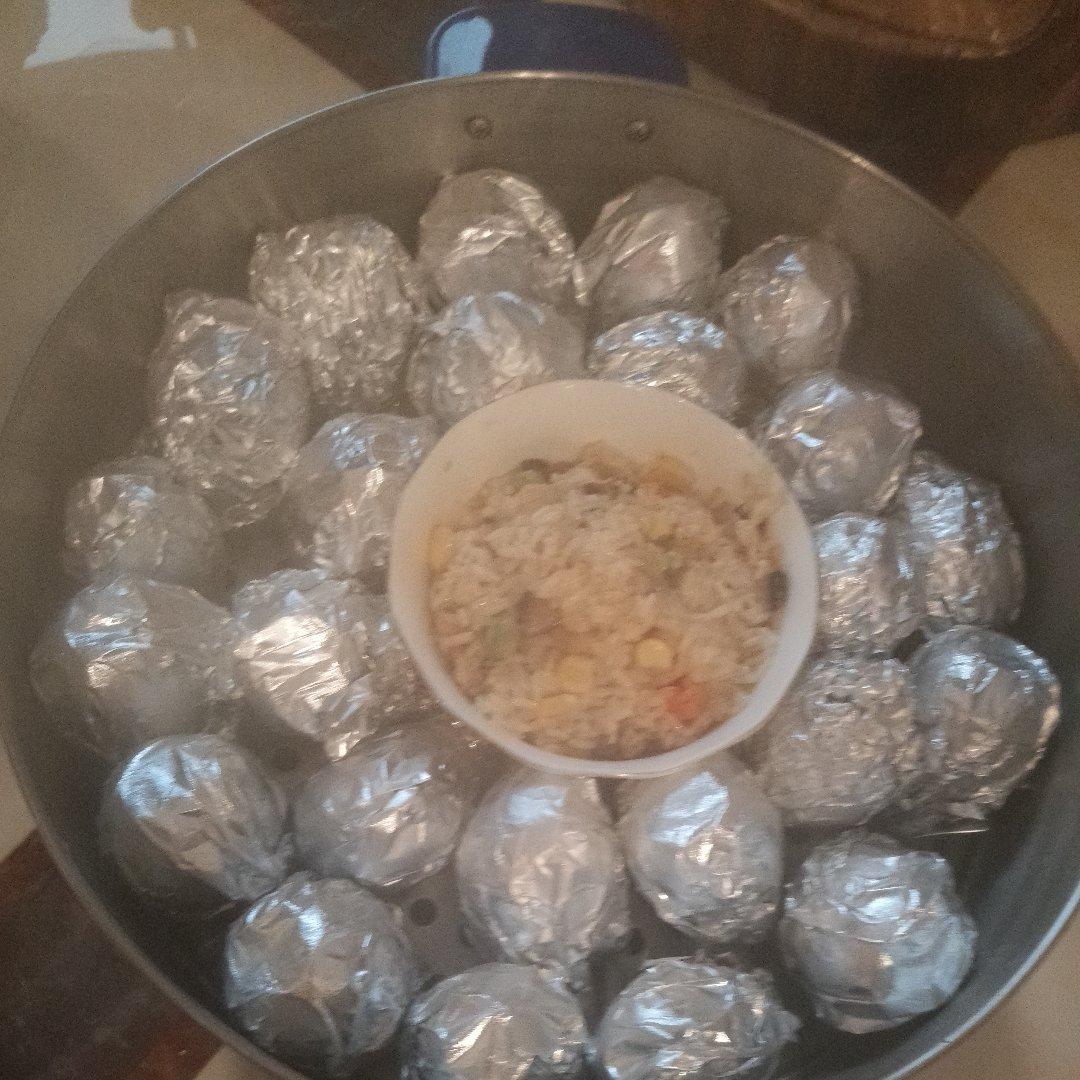 鸭蛋糯米饭