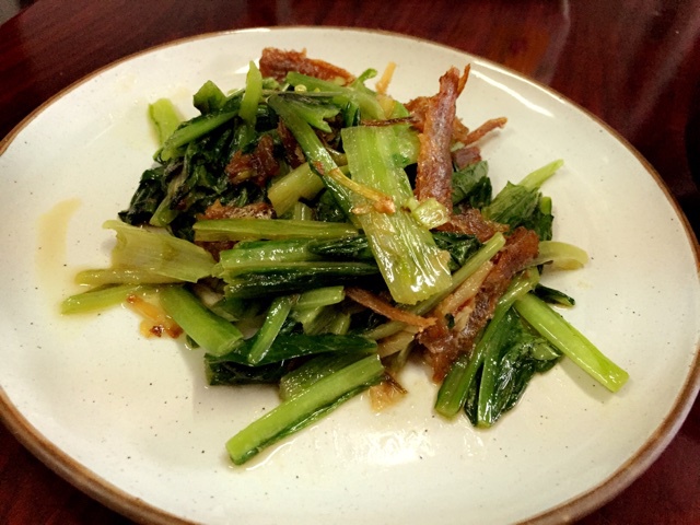 豆豉鲮鱼油麦菜