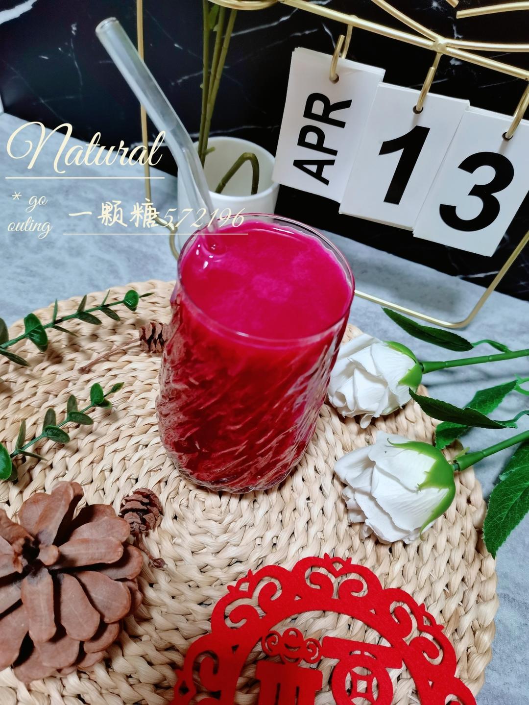 ༄「火龙果苹果🍎汁」༄的做法