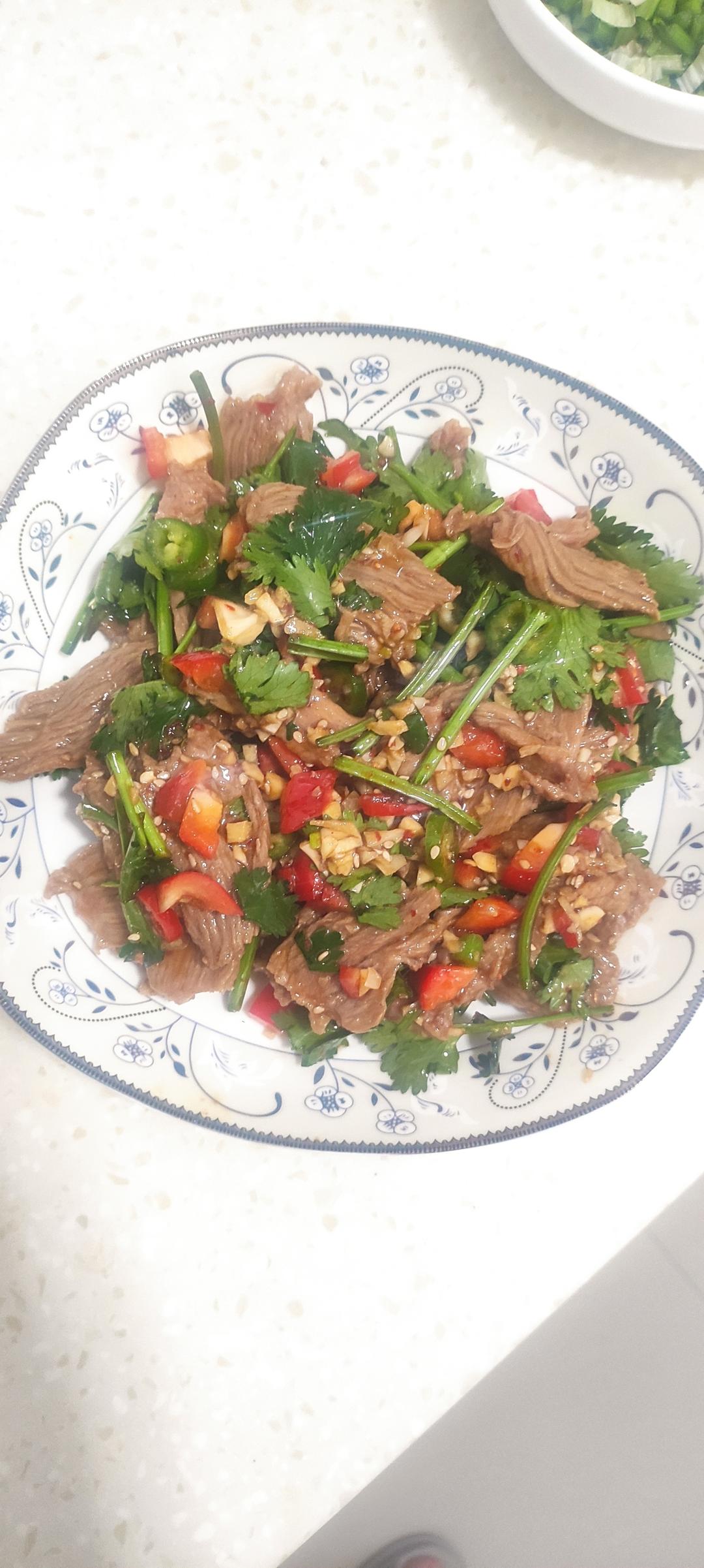 超级快手香菜拌牛肉