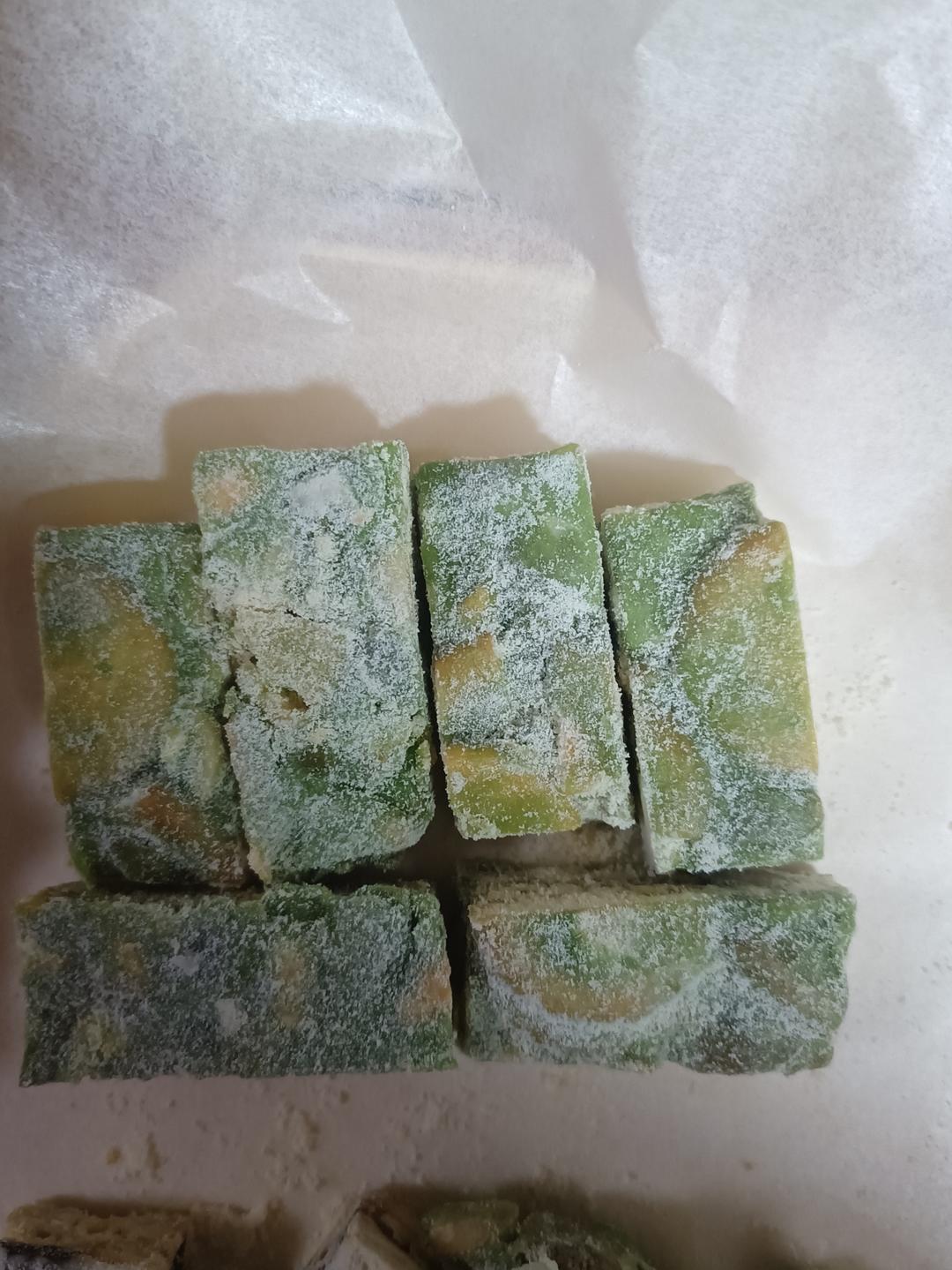 抹茶味雪花酥（棉花糖版）