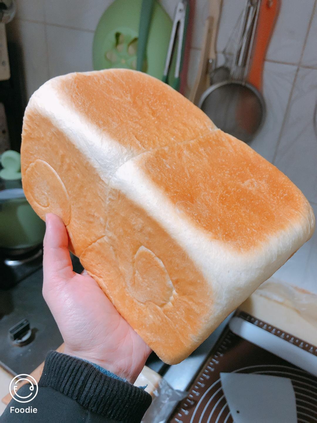 纯奶手撕吐司的做法 步骤1