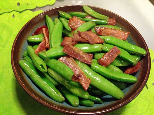 甜豆炒腊肠