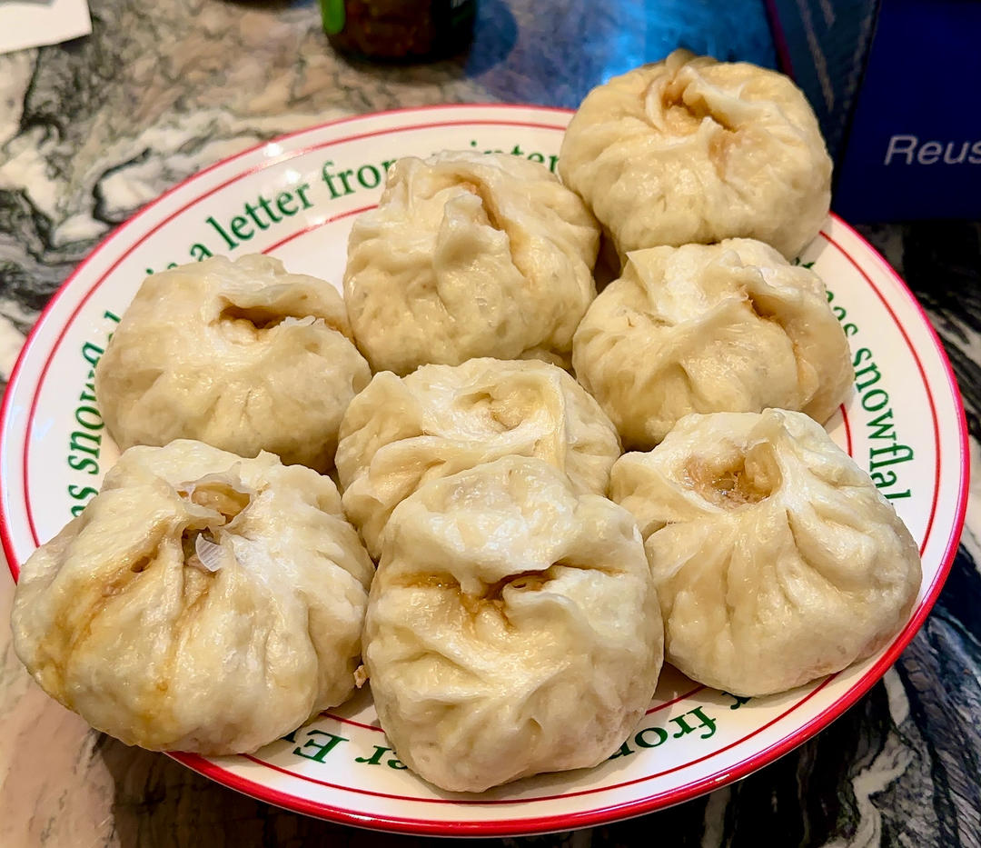 大葱肉馅包子