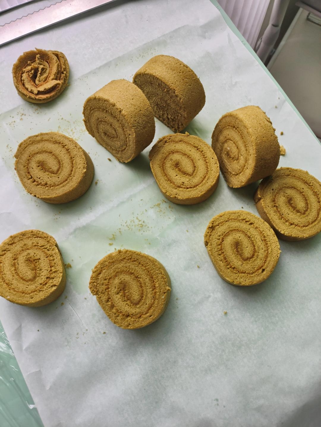 毛巾面抹茶蛋糕卷‼️柔软细腻‼️抹茶控必学