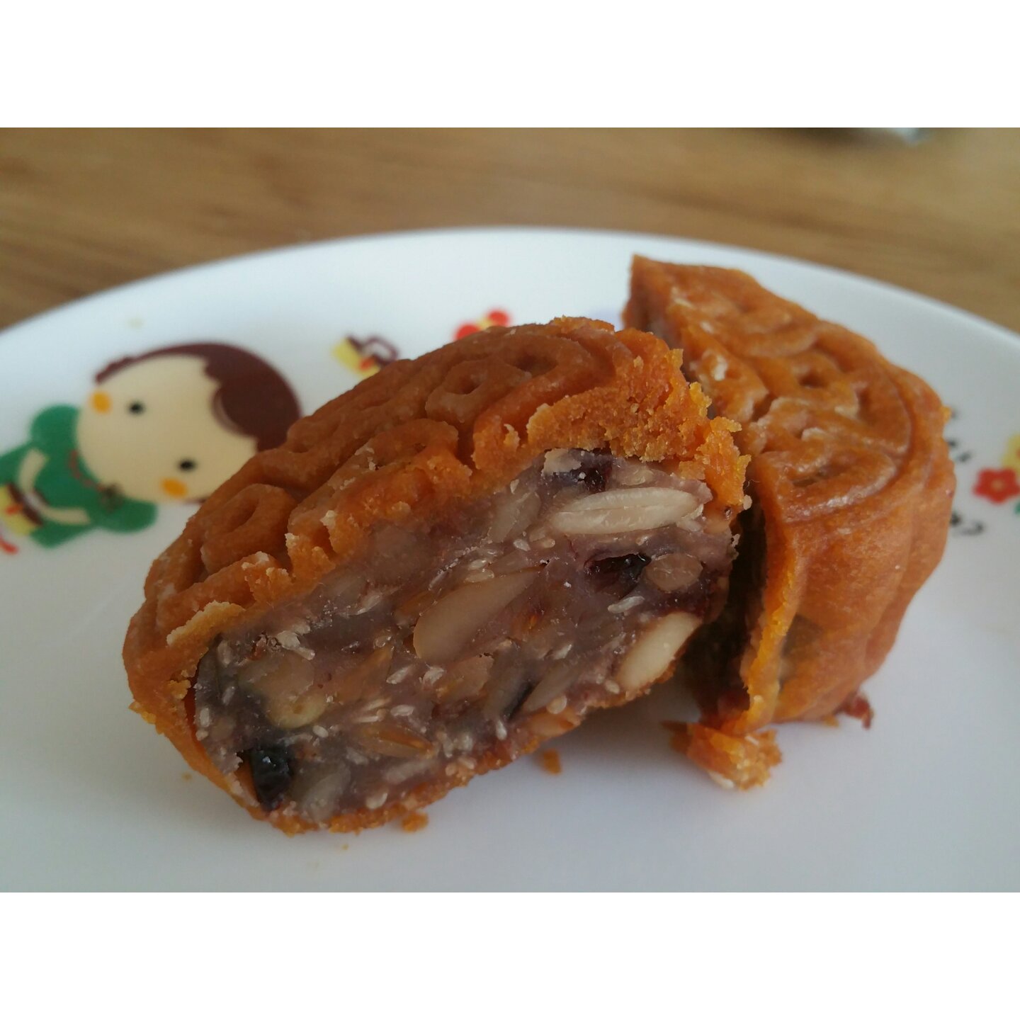 五仁月饼～不用转化糖浆的版本