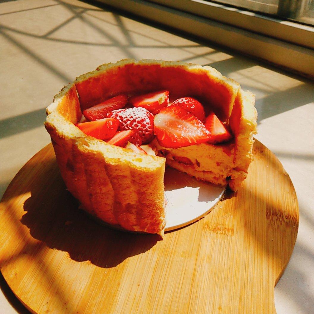 北鼎烤箱食谱~草莓夏洛蕾特