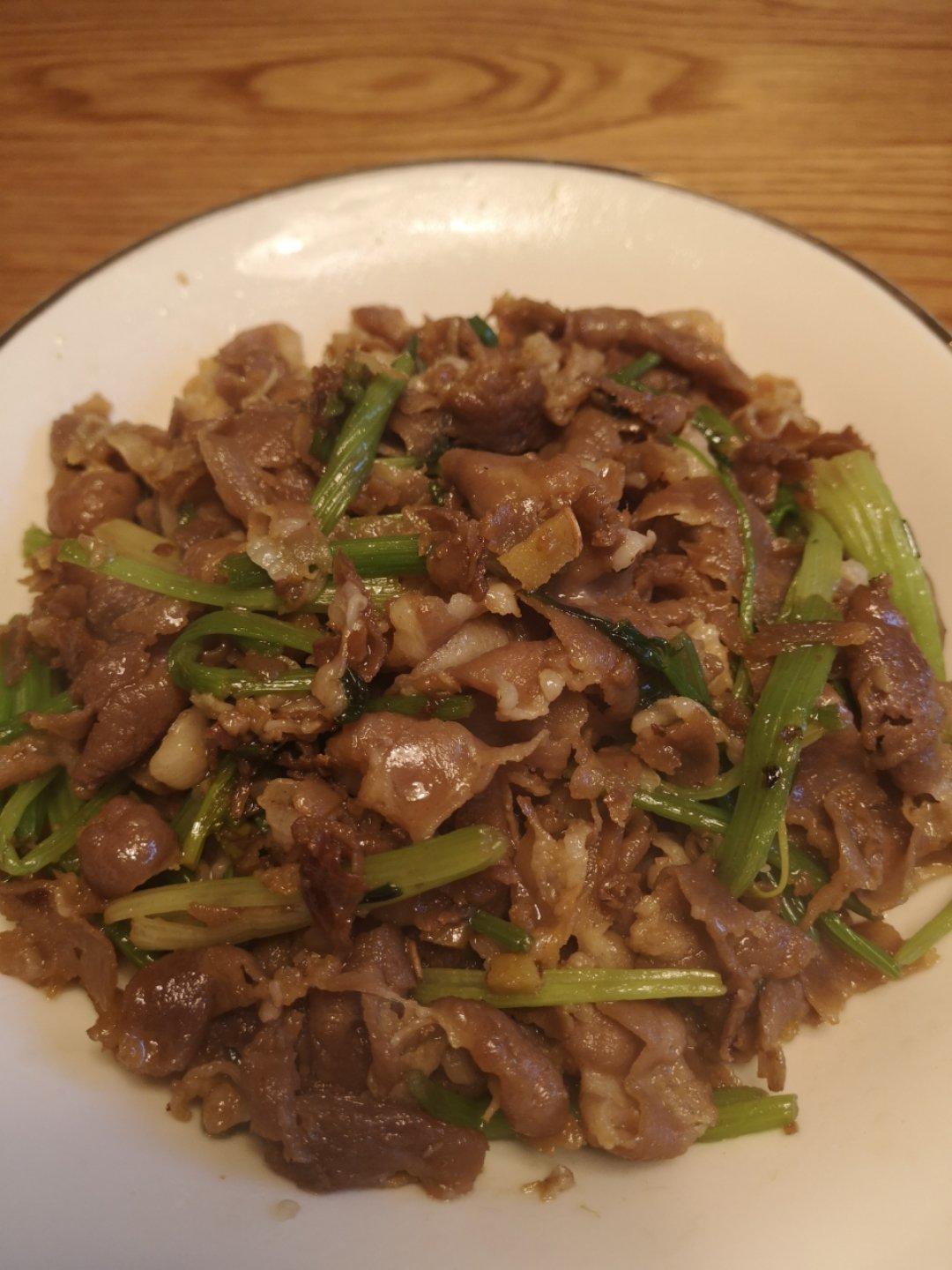 芹菜炒羊肉