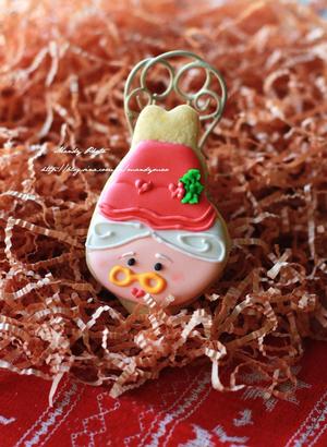 #2014圣诞节#圣诞糖霜饼干-圣诞老奶奶的做法 步骤14