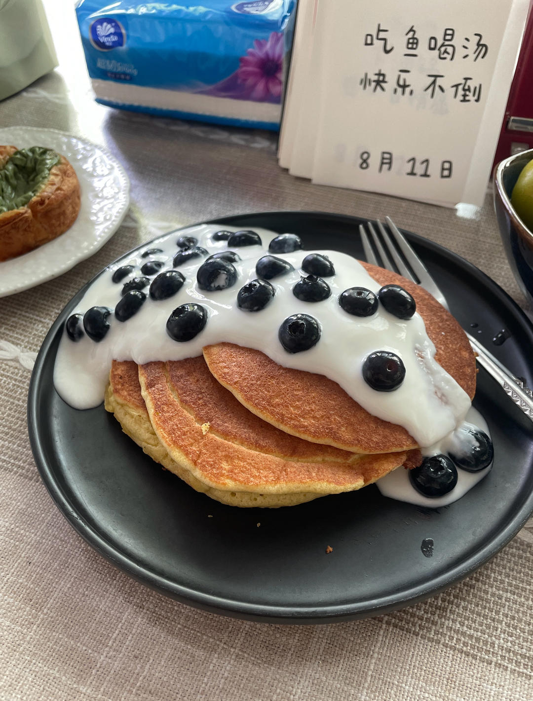 duangduang的酸奶舒芙蕾松饼