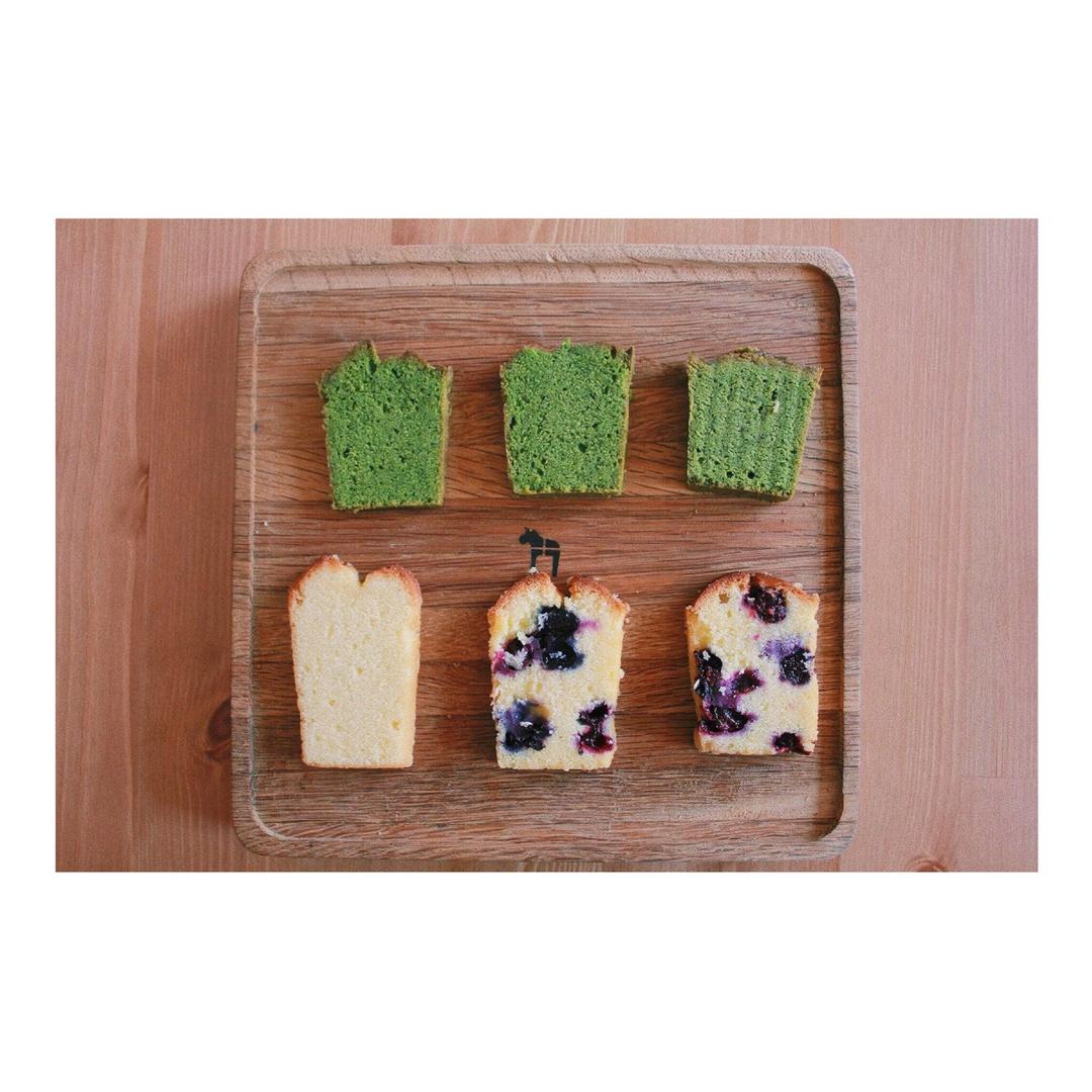 香草&抹茶双拼磅蛋糕（白菜磅）