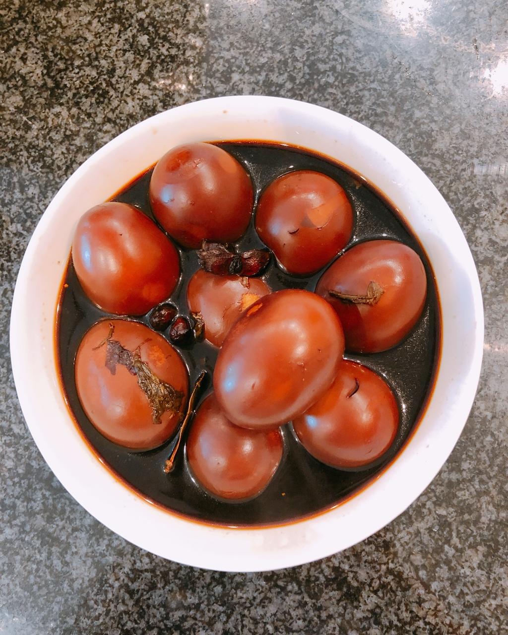 很入味的五香茶叶蛋