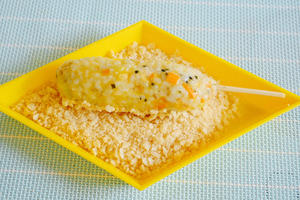 鲜虾米饭棒的做法 步骤10