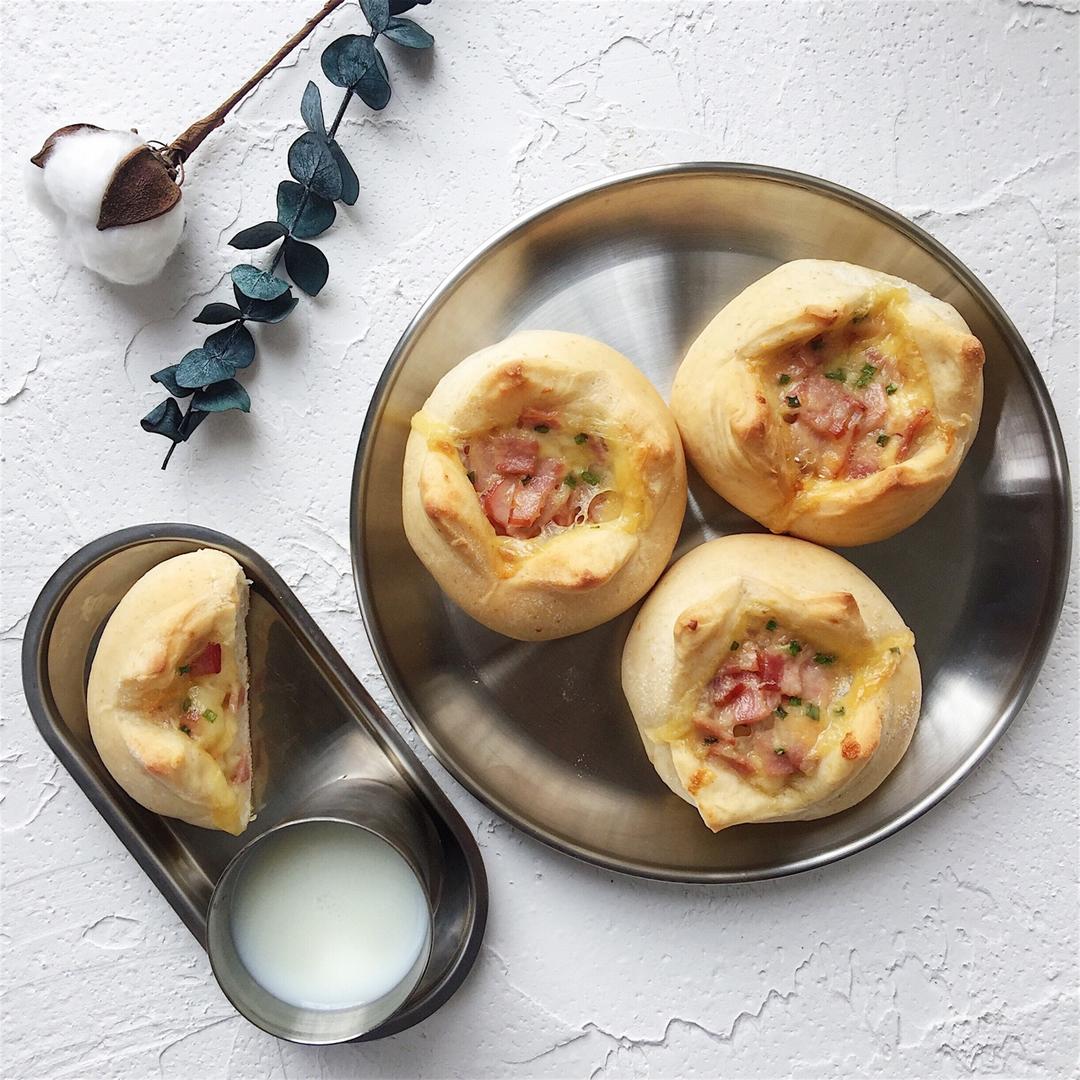 全麦芝士熔岩面包