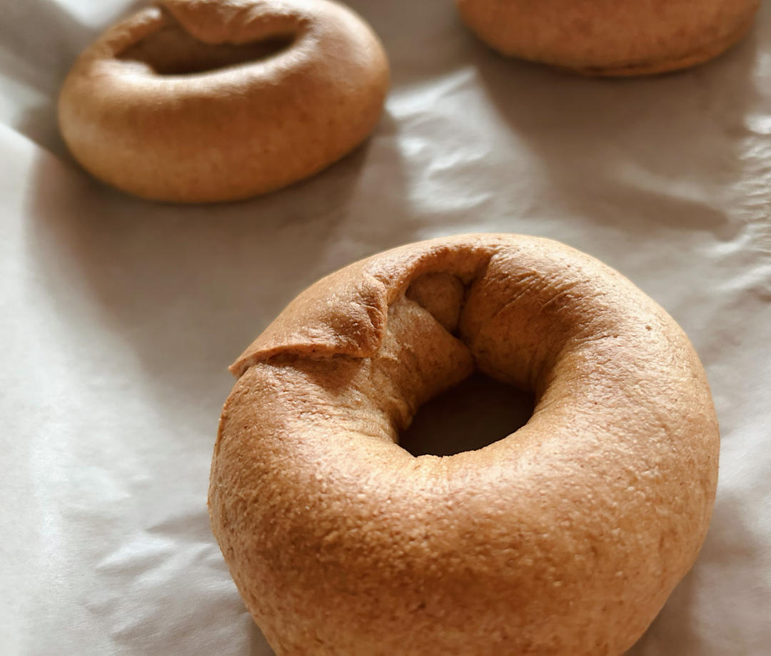 100%全麦贝果 基础纯全麦贝果