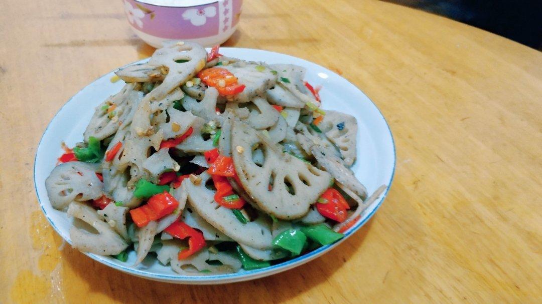 清炒藕片