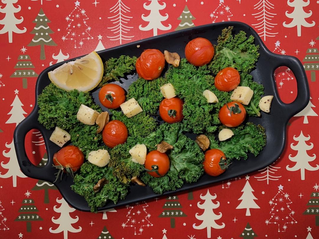 好吃的羽衣甘蓝沙拉