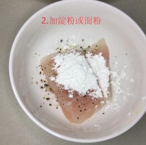 香煎龙利鱼柳（蘸番茄酱）的做法 步骤2