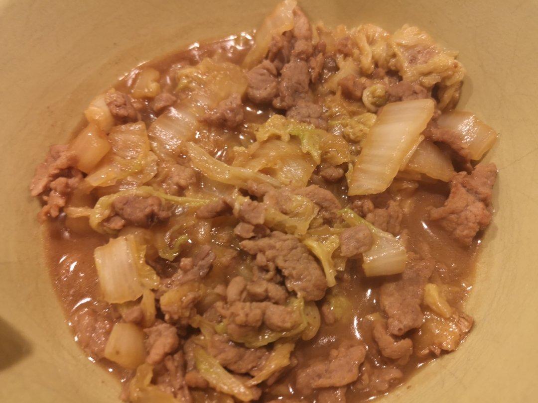 娃娃菜烧牛肉（上班族快手菜）