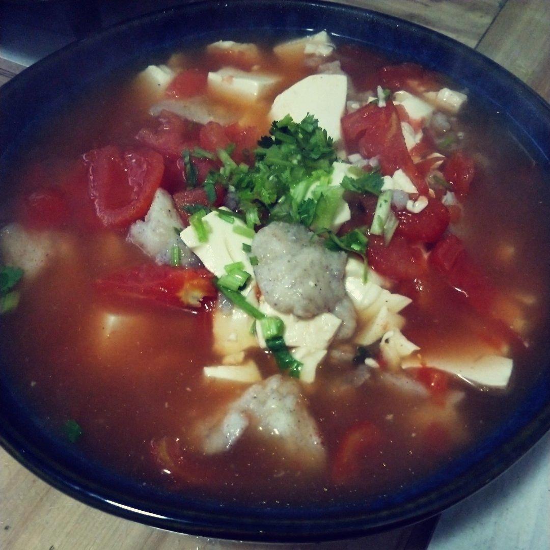 番茄豆腐巴沙鱼