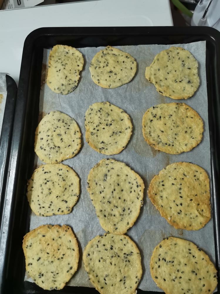 黑芝麻饼干烤箱版