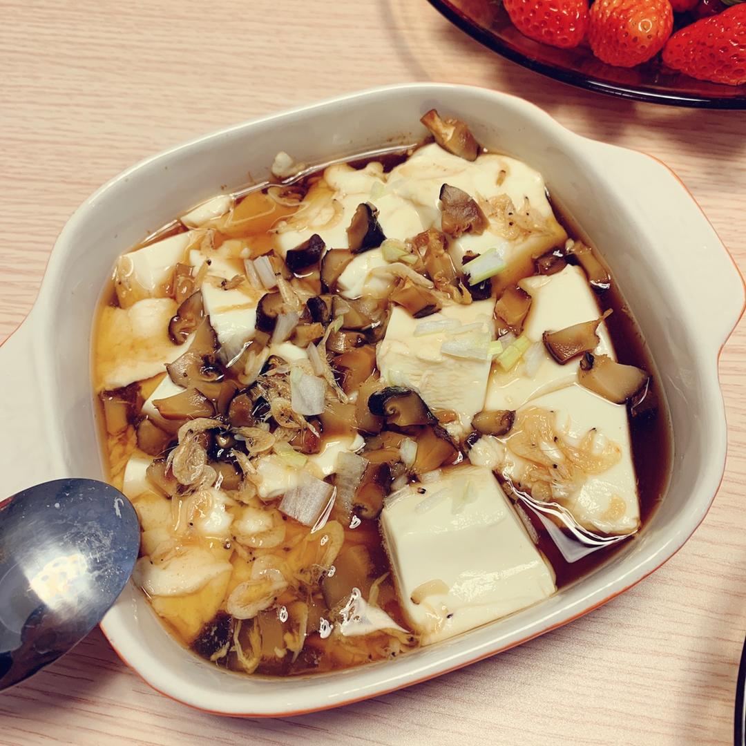 虾皮豆腐羹（可微波炉制作）——52大卡/100g