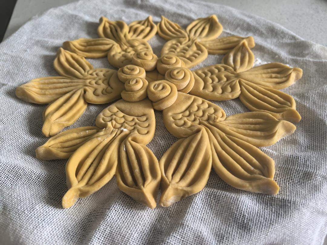 花样面食，锦鲤馒头