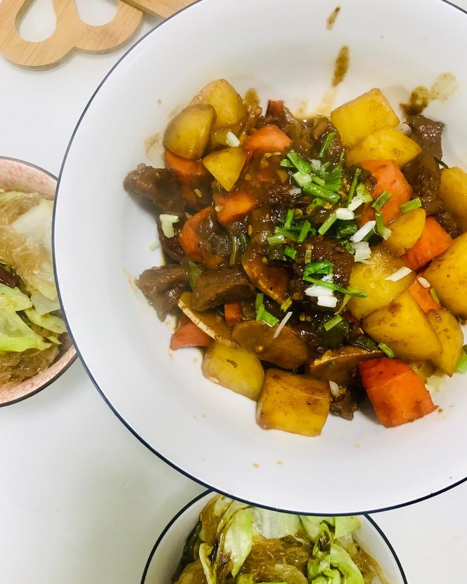 土豆炖牛肉