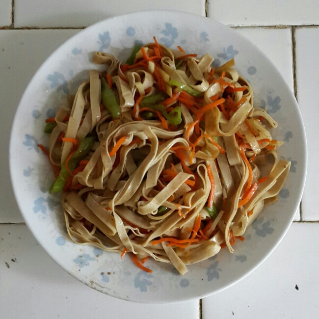 清炒豆腐皮