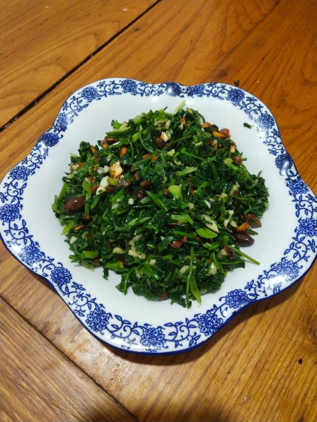 香菜凉拌花生米