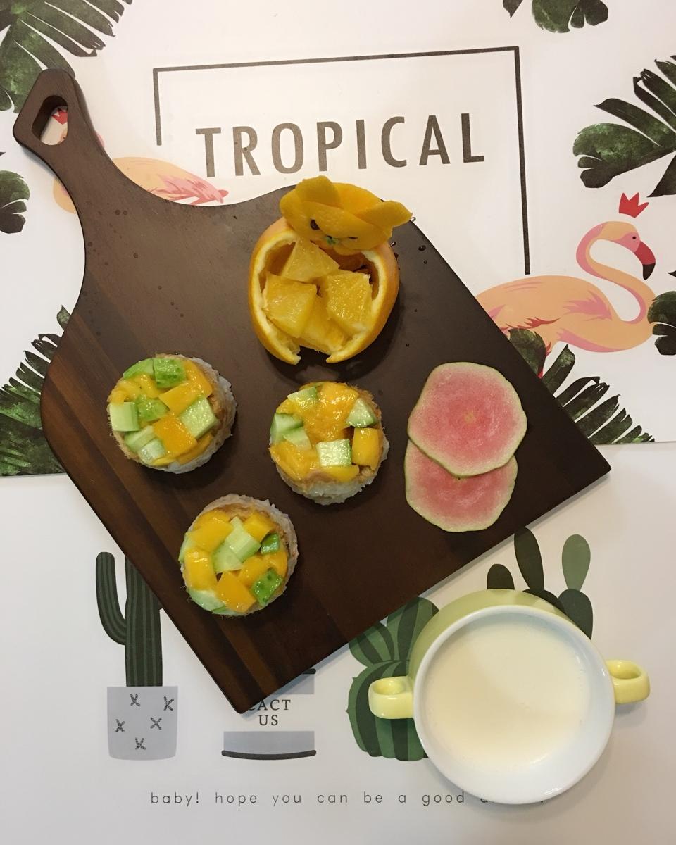 夏日缤纷金枪鱼寿司塔