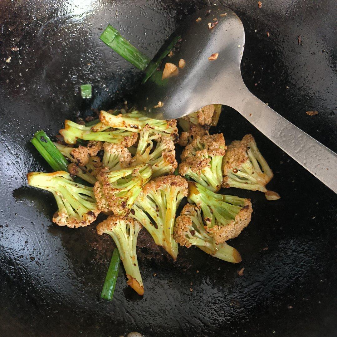 素煸花菜，干煸花菜，五分钟快手菜