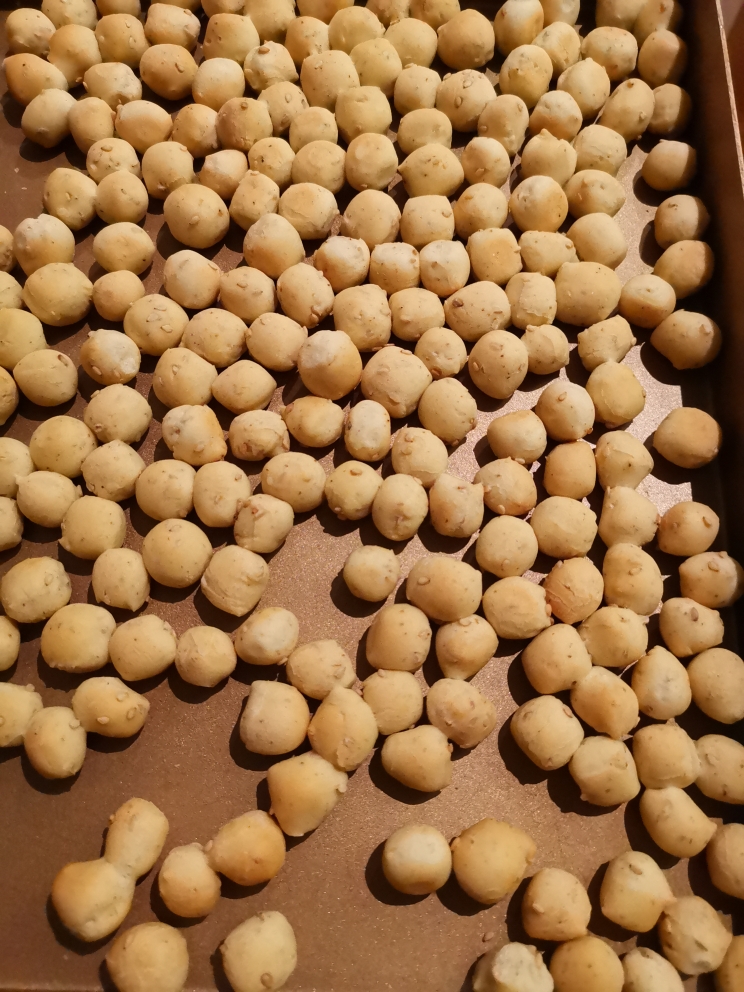 香脆棋子面豆的做法 步骤4