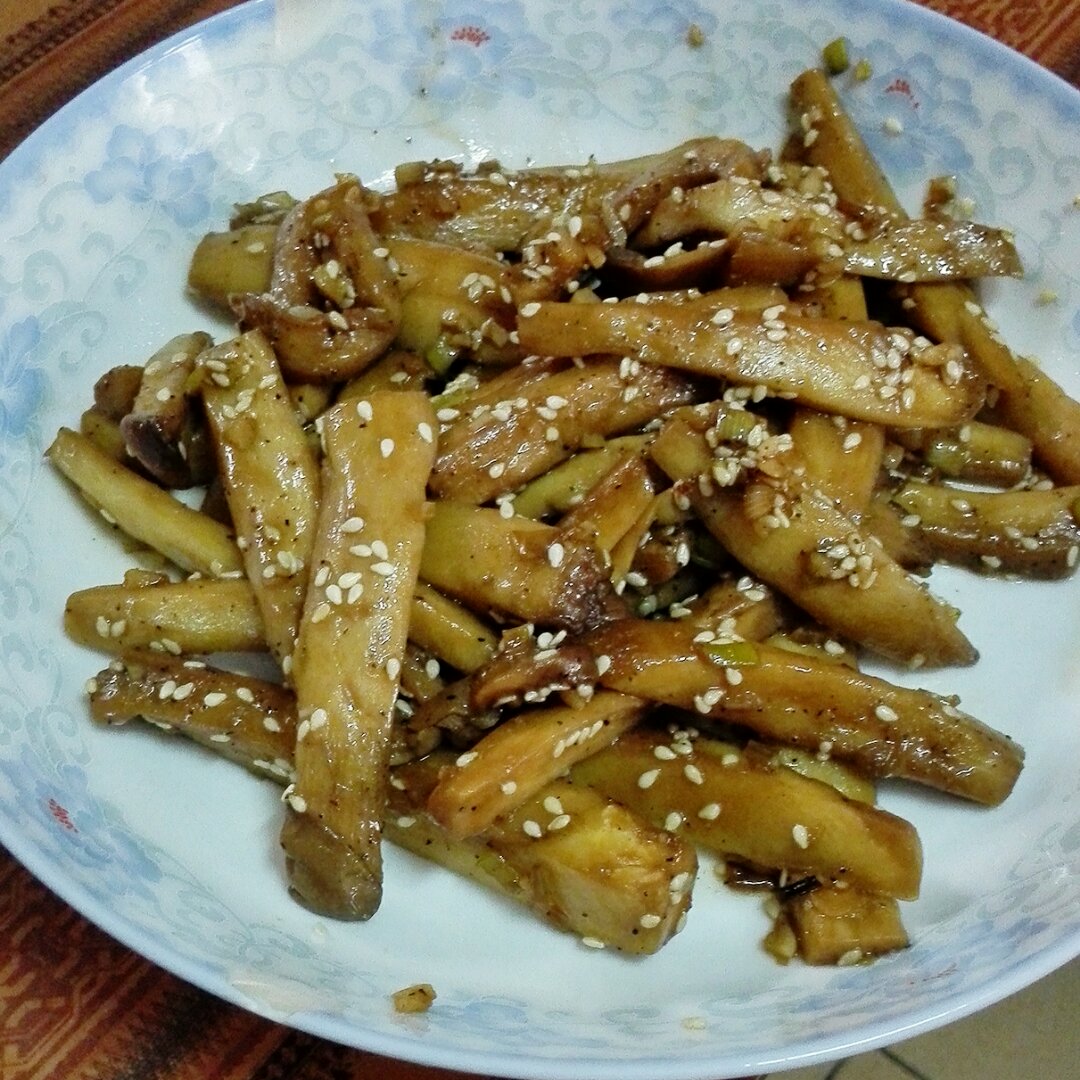 超简单快手菜--蒜香杏鲍菇