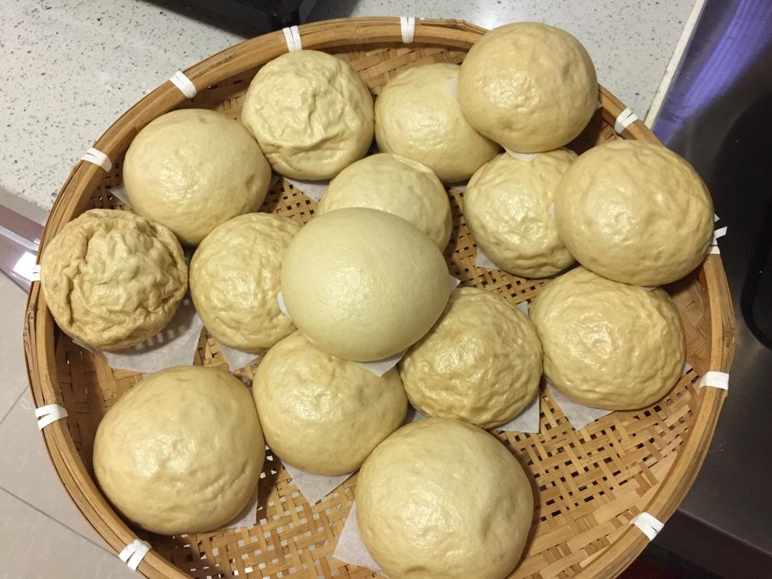 有着面包口感的红糖馒头（一次发酵）