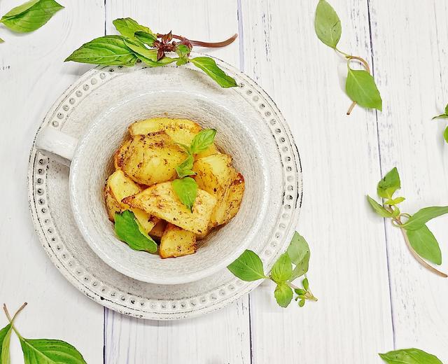 孜然烤薯角的做法