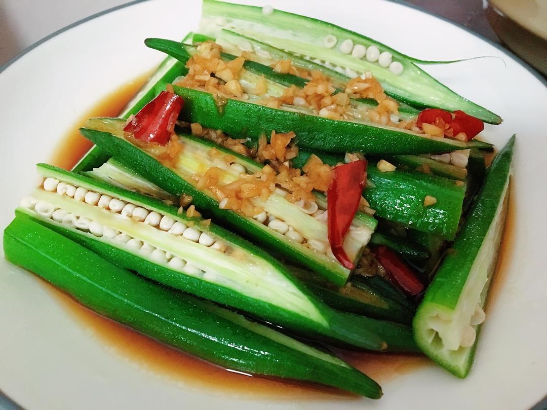蒜蓉秋葵