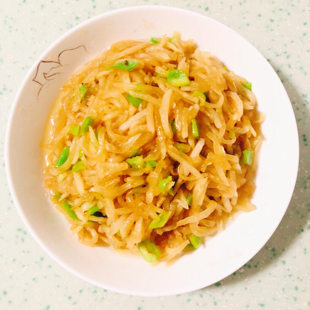 清炒白萝卜丝