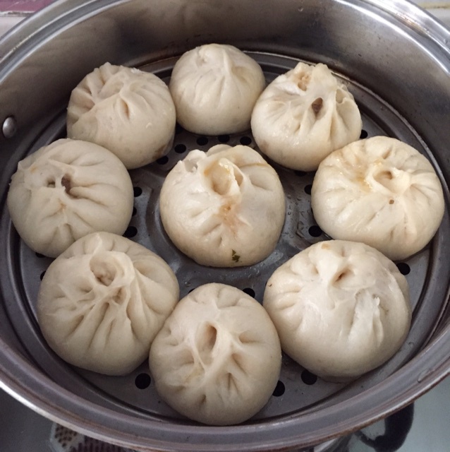 直接发酵法的白胖包子