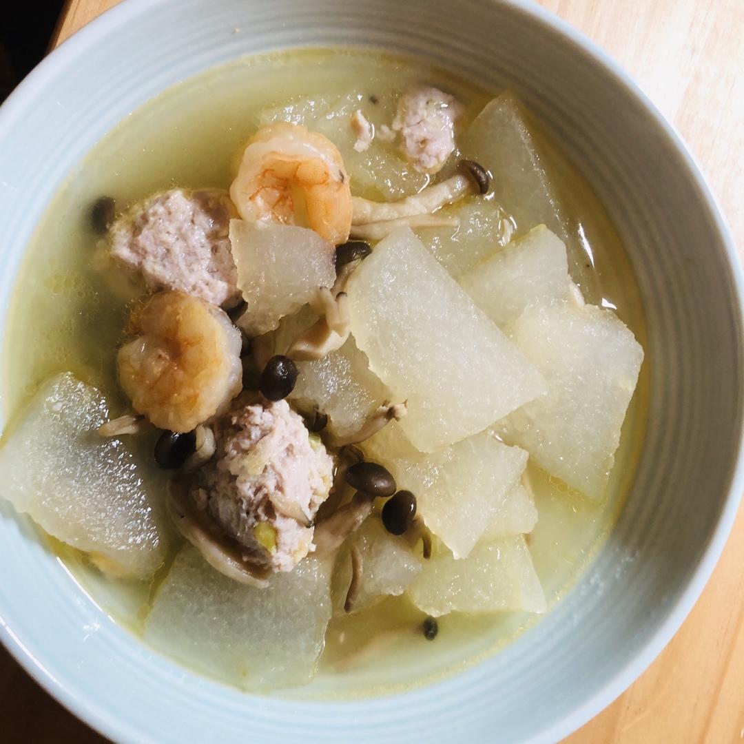 冬瓜汆丸子汤