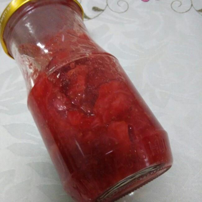 大果粒草莓酱的做法 步骤7